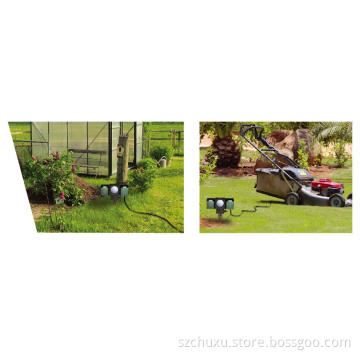 Outdoor Double Socket with Dawn Sensor